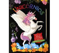 Unicornios – Dibujos para raspar y colorear – Susaeta – Rosa