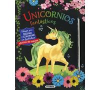 Unicornios fantásticos para raspar y colorear (Dibujos para raspar y colorear)