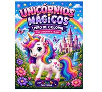 Unicórnios mágicos: Livro de colorir