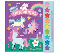 Unicornios ("Pinto con acuarelas") 9 acuarelas+1 pincel