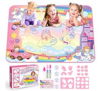 Unicornios Pizarra Magica, Unicornios para Niñas Juguetes Niñas 1 2 3 4 5 6 Años Tapete Magic Niñas Regalo Niña 1-6 Años Juguetes Niña 1-6 Años Regalos Cumpleaños Niños Juegos Educativos Niños