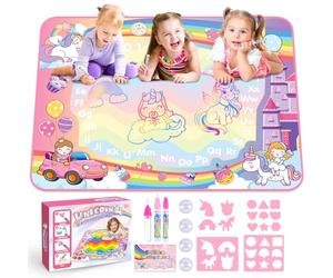 Unicornios Pizarra Magica, Unicornios para Niñas Juguetes Niñas 1 2 3 4 5 6 Años Tapete Magic Niñas Regalo Niña 1-6 Años Juguetes Niña 1-6 Años Regalos Cumpleaños Niños Juegos Educativos Niños