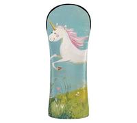 Unicornios Running in The Meadow - Fundas impermeables para palos de golf con etiquetas intercambiables para palos de golf híbridos y Fairway Woods