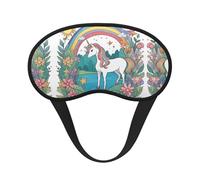 Unicorns by The River - Antifaz opaca para dormir, cómoda cubierta para los ojos, bloqueo de luz, perfecta para viajes, meditación y camping