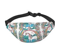 Unicorns by the river Boys, riñonera grande para niños, bolsa cruzada de viaje, adecuada para disfrutar de deportes, correr, ciclismo, viajes, pesca