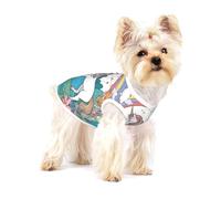 Unicorns by the river - Chaleco de algodón para perro, talla S, transpirable, cómodo, elegante, ropa para mascotas