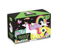 Mudpuppy Rompecabezas Unicorns – Brilla en la oscuridad – 100 piezas