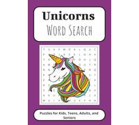Unicorns Word Search Puzzle Book: Word Searches with Easy to Read Print about Unicorns, Fairytales, Magic and More | 6x9 inches, 110 pages | 50+ Puzzles... Gift for Vacations, Holidays, and Free Time