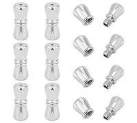 UNICRAFTALE 10 Juegos Broches Tornillo Pequeños Acero Agujero 1mm 11.5x5mm Columna para Collar Conector Metal para Brazaletes Collares