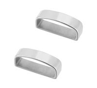 UNICRAFTALE 2 unids 304 hebilla de Cinturón de Acero Inoxidable Rectángulos de Metal Agujero Grande Hebilla de Cinturón para Hombres Fijación de Cinturón Accesorios de Hebilla de Cinturón 35x15 mm