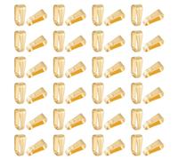 UNICRAFTALE 200 pieza 304 fianzas A Presión de Acero Inoxidable Cierre de Clip de Pellizco Dorado Fianzas de Pellizco de 6 mm para Colgantes Gancho Clip de Pellizco Fianza Colgante Conectores de Dijes