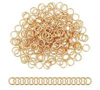 UNICRAFTALE 200pcs 6x1.4 mm Anillos Partidos 304 Acero Inoxidable Color de Oro Anillo de Salto para Gargantilla Collares Fabricación de Pulseras de Aproximadamente 4.6 mm de Diámetro Interior