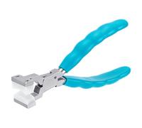 UNICRAFTALE Alicates para doblar pulseras, acero al carbono, nailon, herramienta dobladora de anillos con mango turquesa oscuro, alicates de doblado de alambre para hacer joyas, pulseras, anillos