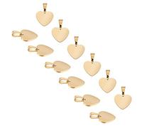 UNICRAFTALE Alrededor de 100 Pieza de 15.5 mm 2 Colores Aros para Pendientes Anillos de Abalorios de Copa de Vino Pendientes de Aro de Acero Inoxidable para Mujeres Fabricación de Pendientes de DIY