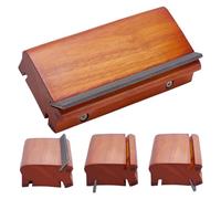 UNICRAFTALE Lima biseladora de trastes de 3/23/35 grados, madera de camello, herramientas de borde de corte, lima biselada para redondear, dar forma y desbarbar trastes, brotes, 15 x 7,3 x 4,1 mm