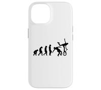 Unicycle Unicyclist ciclismo Bicicleta Acrobacias Circo Unicycle Carcasa para iPhone 14