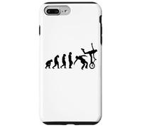 Unicycle Unicyclist ciclismo Bicicleta Acrobacias Circo Unicycle Carcasa para iPhone 7 Plus/8 Plus