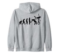 Unicycle Unicyclist Ciclismo Bicicleta Acrobacias Circo Unicycle Sudadera con Capucha