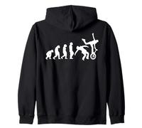 Unicycle Unicyclist Ciclismo Bicicleta Acrobacias Circo Unicycle Sudadera con Capucha