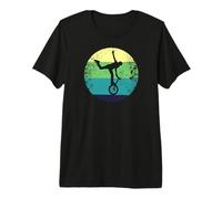 Unicycle Unicyclist Ciclismo Bicicletas Artista Circo Vacaciones Camiseta Premium