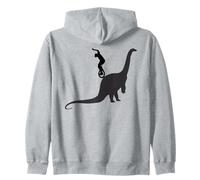 Unicycle Unicyclist Ciclismo Bicicletas Dinosaurios Unicycle Sudadera con Capucha
