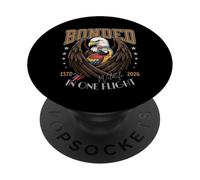 Unida en un Vuelo, Aves Silvestres, águila y Guacamayo. PopSockets PopGrip Adhesivo