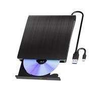 Unidad Blu Ray externa, USB 3.0 tipo C, reproductor de DVD y CD portátil, soporte de escritura BD de 50 GB, quemador Blu Ray externo 3D ultrafino con puerto TF/SD, reproductor portátil/reescritor para