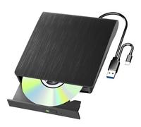 Unidad Blu Ray externa, USB 3.0 tipo C, reproductor de DVD y CD portátil, soporte de escritura BD de 50 GB, quemador Blu Ray externo 3D ultrafino con puerto TF/SD, reproductor portátil/reescritor para