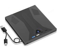 Unidad BLU-Ray Externa USB 3.0 Y Tipo-c, Compatible con Discos De 100 GB, Reproductor De DVD/CD/BD 3D para Pc, Portátil Y Ordenador De Sobremesa - Unidad óptica De Alta Velocidad