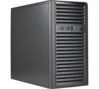Unidad central Mini Tower - Supermicro - CSE-731I-404B - Negro - 400 W - Nivel Oro