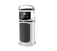 Unidad climática de mesa: mini enfriador evaporativo, generador de brisa recargable, difusor de aromas | Dispositivo para una atmósfera refrescante para la circulación del por niveles
