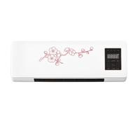 Unidad Combinada de Aire Acondicionado y Calefacción de Pared, Miniunidad de Aire Acondicionado Portátil sin Conductos de 1800 W, Ideal para Dormitorios, Baños, Garajes, Autocaravanas(Red)