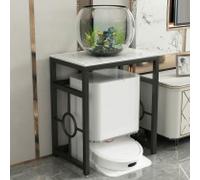 Unidad de almacenamiento compacta al vacío: ahorro de espacio para entrada, pasillo o baño, elegante y funcional solución de decoración del hogar