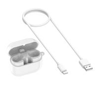 Unidad de almacenamiento de carga con indicadores LED de batería y diseño de absorción de golpes para Buds 3 R530 accesorios móviles