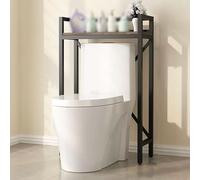 Unidad de almacenamiento independiente sobre el inodoro, estante de baño que ahorra espacio con división gruesa, solución de almacenamiento multifuncional para una organización eficiente del baño