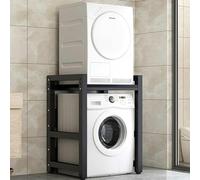 Unidad de almacenamiento para lavadora, con kit de apilamiento, capacidad de 300 kg, perfecta para baño, cocina, solución de ahorro de espacio