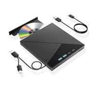 Unidad de BLU-Ray Externa 7 en 1 4k USB 3.0 CD DVD +/-RW Grabadora Reproductor BD 3D con Puertos SD/TF Compatible Windows MacOS