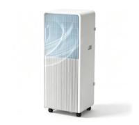 Unidad de CA portátil 10000 BTU, deshumidificador silencioso y Ventilador, refrigeración eficiente en energía para una habitación de hasta 500 pies Cuadrados, Control Remoto, Gas R290 ecológico