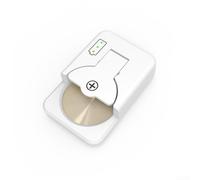 Unidad de cargador de batería de botón para pilas de moneda recargables CR2032 CR2025 CR1632 CR1620 LR44 AG13 con algoritmo de carga fiable (sin cable blanco)