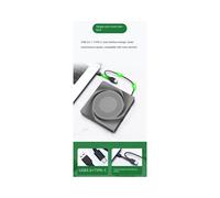 Unidad de CD/DVD Externa Unidad de CD DVD +/-RW Portátil Lector de Reproductor de Unidad Óptica USB 3.0 y Tipo C para Win 11 10 8 7