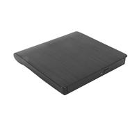 Unidad de CD DVD Externa, USB3.0 ABS CD DVD Burner Transferencia de Datos de Alta Velocidad para PC (Black)