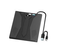 Unidad de CD/DVD Multifunción Externa USB 3.0 Tipo C 7 en 1, Reproductor Óptico y Grabador para PC y Portátil.