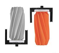 Unidad de cepillo de rodillo mejorada para DJI para ROMO P A S con diseño de cerdas múltiples y goma para una mayor eficiencia de limpieza (1 par)