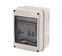 Unidad de Consumo,Panel de Disyuntor Caja combinadora de energía solar fotovoltaica combinada disyuntor protección contra fugas, adecuada for 5 circuitos, utilizada en el hogar