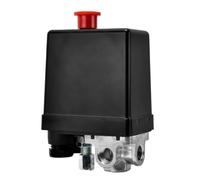 Unidad de control de presión vertical de 4 puertos para compresor PT1/4, colector roscado ajustable, 220 V, 15 A, tareas de montaje de servicio