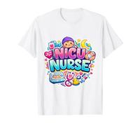 Unidad de cuidados intensivos neonatales de enfermería de la UCIN Enfermera Bebés Lindos Camiseta gráfica económica, Hombre, Blanco, S