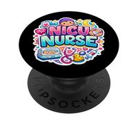 Unidad de cuidados intensivos neonatales de enfermería de la UCIN Enfermera Bebés Lindos PopSockets PopGrip Adhesivo