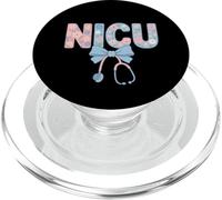 Unidad de cuidados intensivos neonatales Florales de enfermería de la UCIN Arco de Coqueta PopSockets PopGrip para MagSafe
