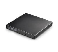 Unidad de disco óptico externa CoreParts negro USB CD/DVD
