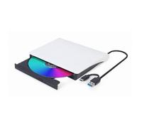 Unidad de disco óptico Gembird DVD-USB-031-BW USB Tipo C DVD±RW Negro